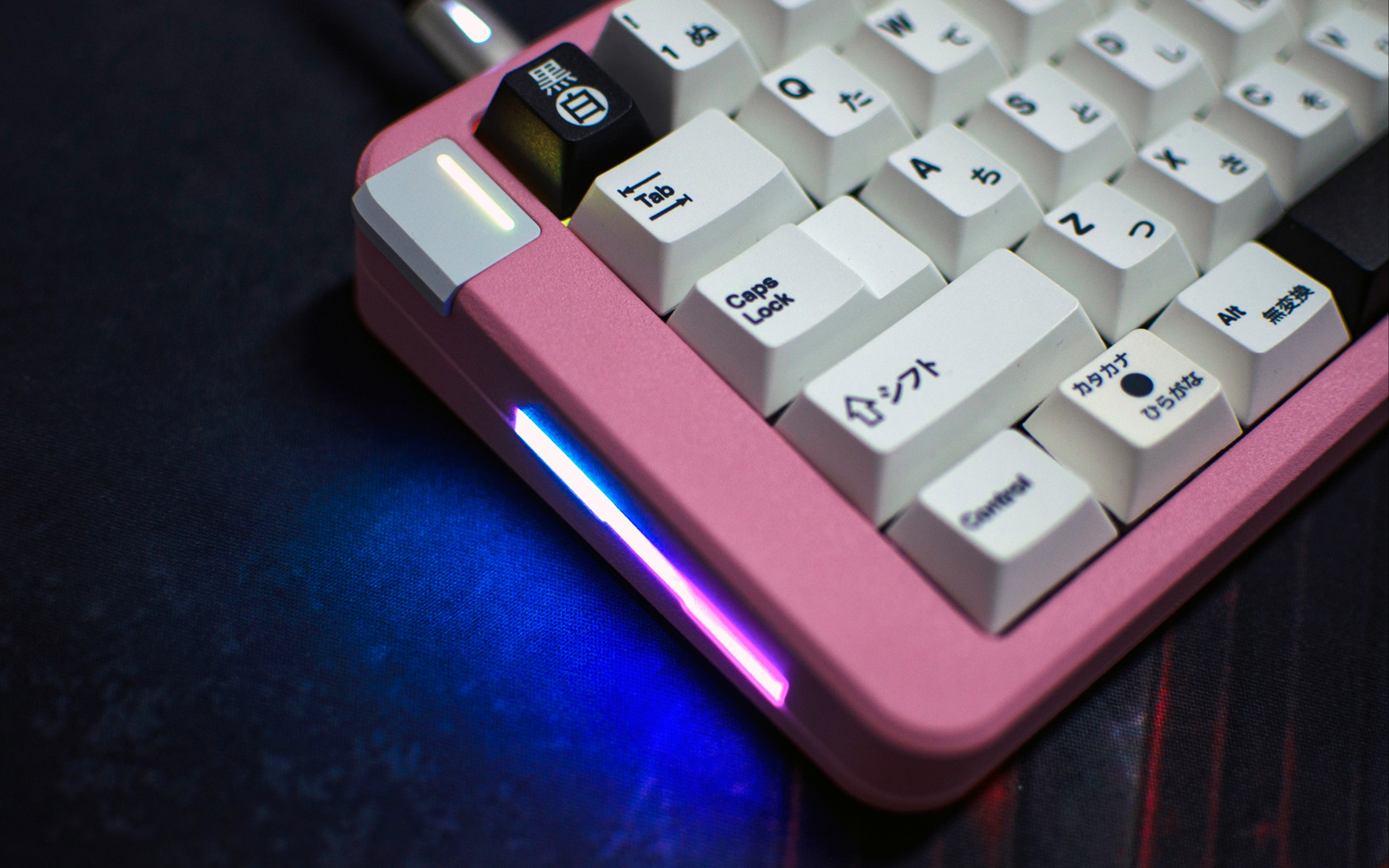 【打字音】space65 r2 碳纤维定位板 类圣熊猫轴 pbt原厂高度键帽