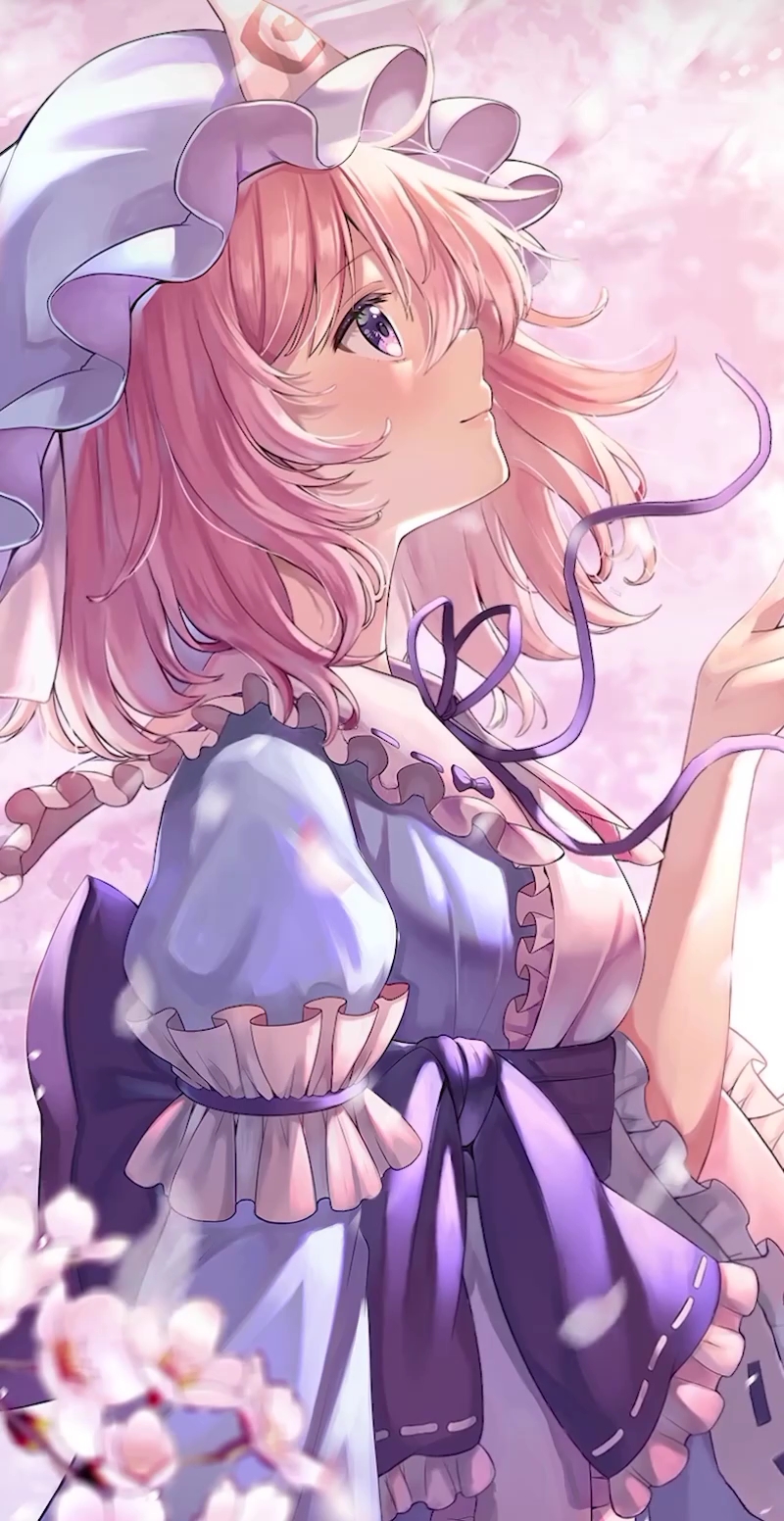 东方幻想乡 #动态壁纸 西行寺幽幽子