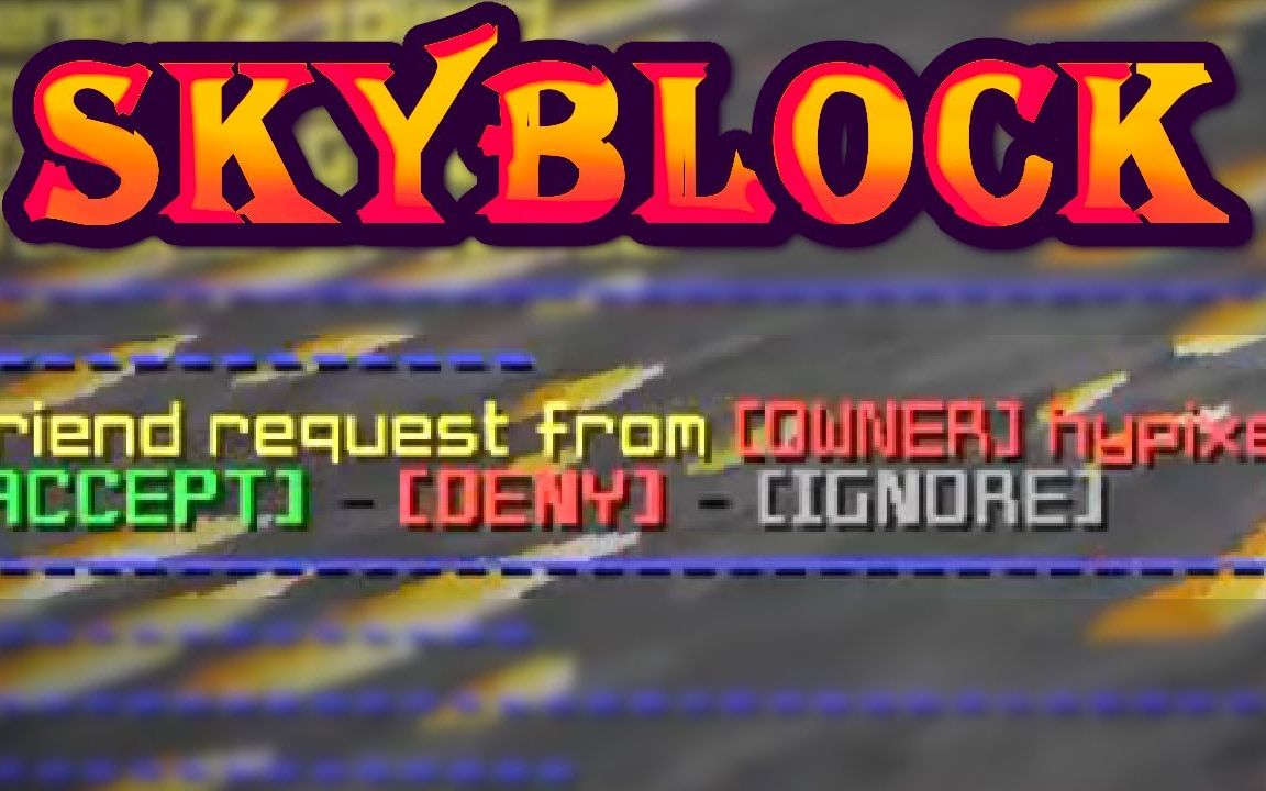 [图][Hypixel Skyblock]当Hypixel的服主来加我好友！