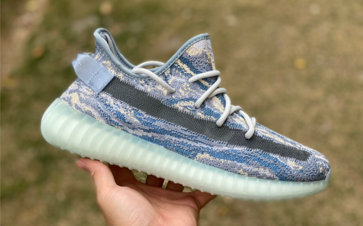yeezy 椰子350v2水洗蓝