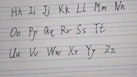 [图]26个英文字母大小写，读、写、认