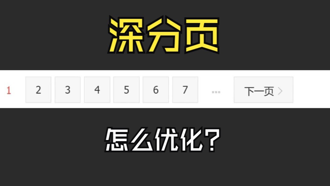 limit 10000000深分页为什么慢,怎么优化?
