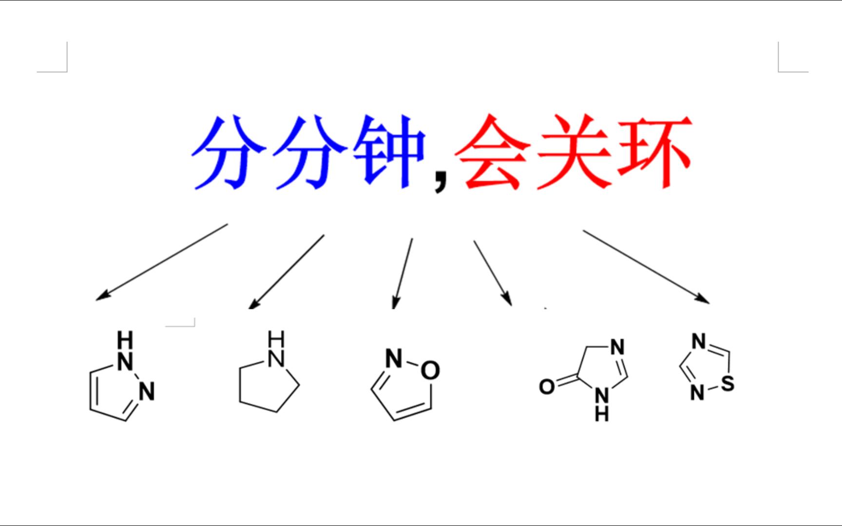 如何关五元环2023FDA新药有机合成总结哔哩哔哩bilibili