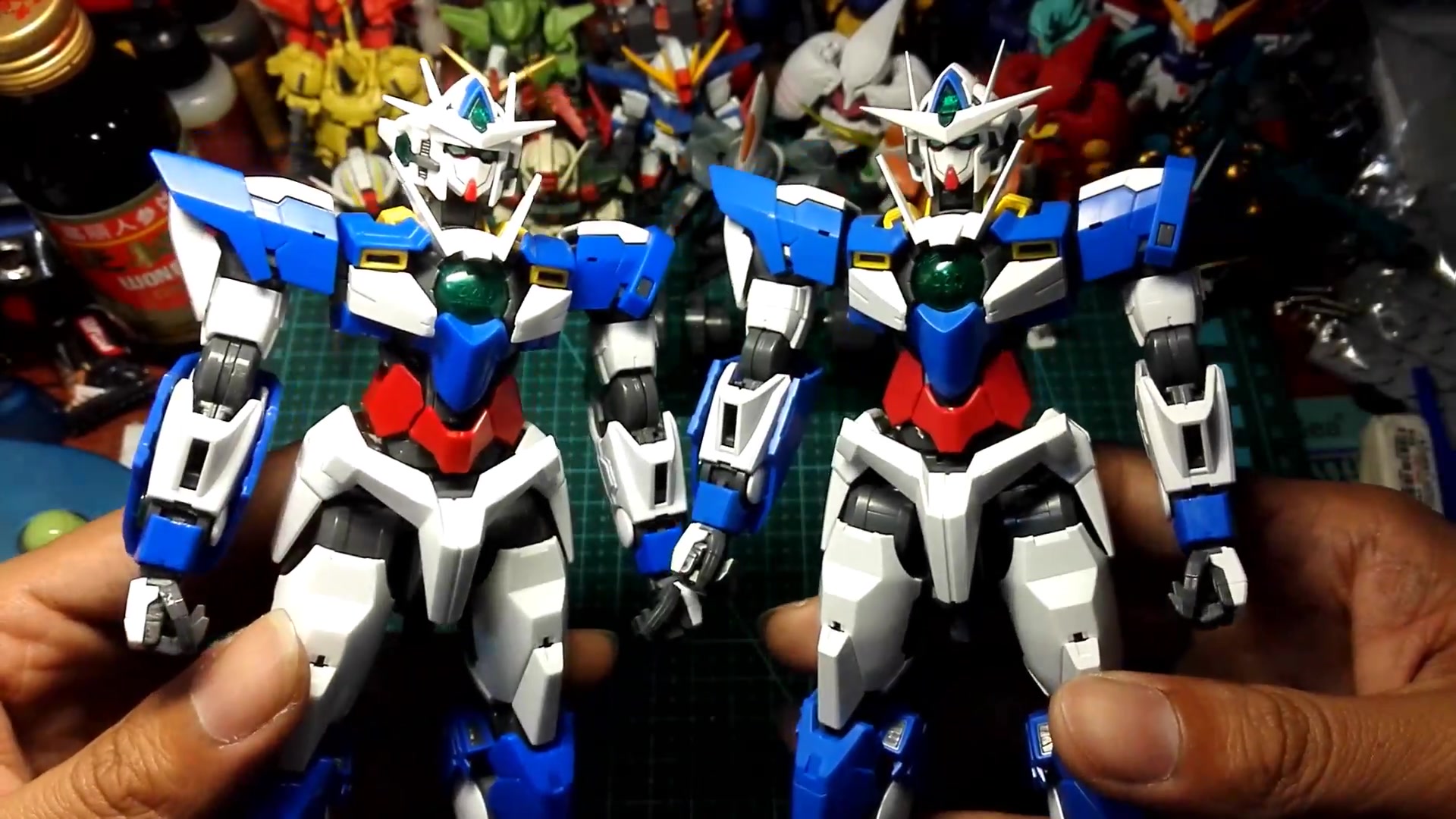 大班vs万代 mg全刃式00q 六神合体!_哔哩哔哩_bilibili