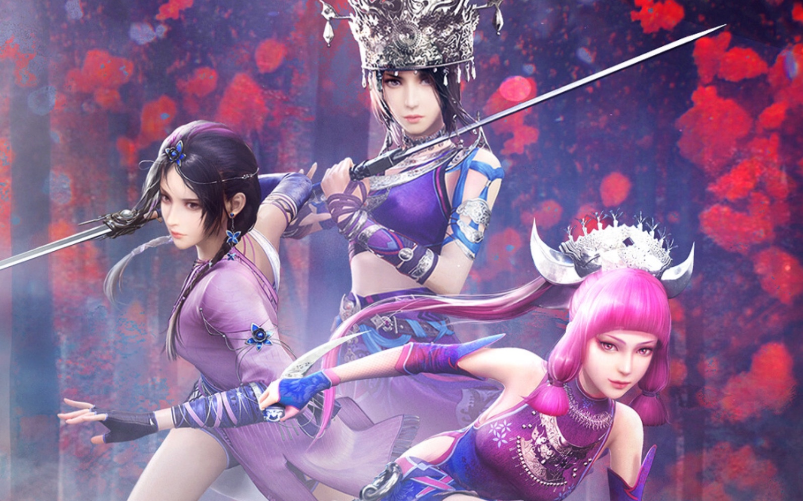 姬如雪/陆林轩/蚩梦//不良人三美/她们真是又美又能打～/含微量女帝