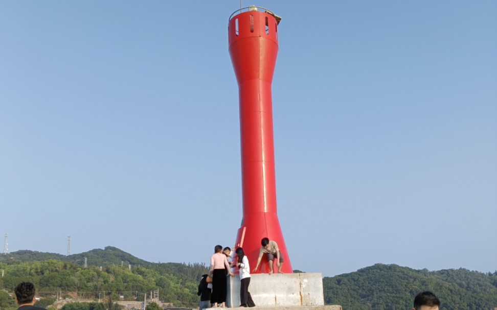 茂名市电白县电城镇架海灯塔海滩哔哩哔哩bilibili