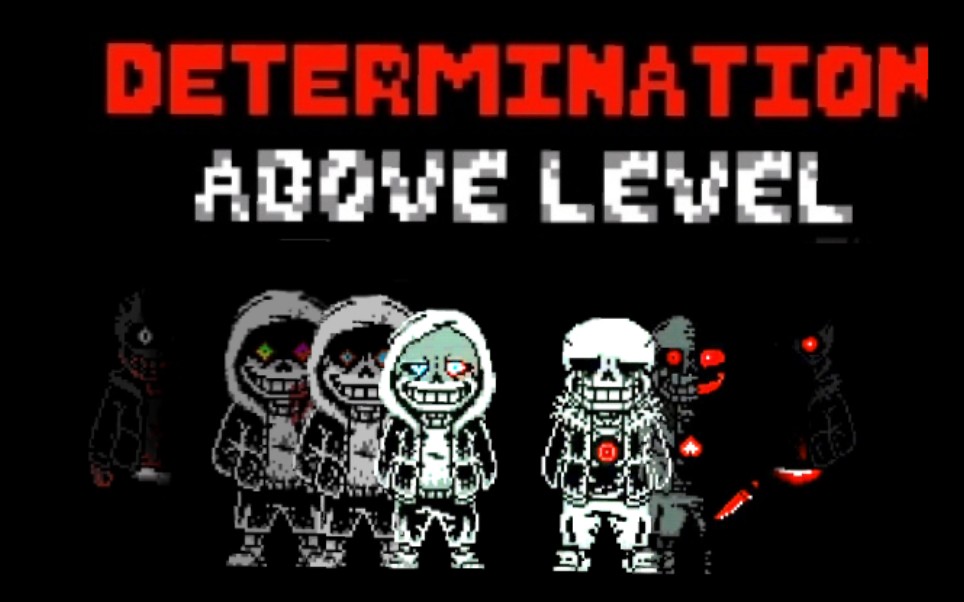 [塵埃sans Ⅴs 殺手sans1-3段[determination above level] phase 1-3