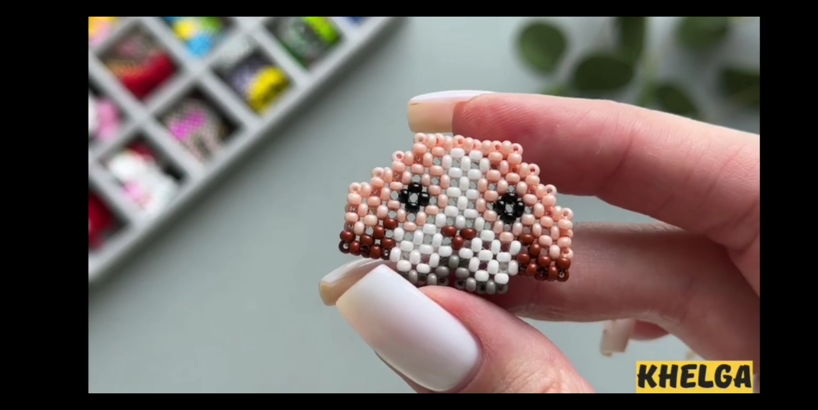 手工串珠小狗制作,轻松diy可爱的狗狗挂件