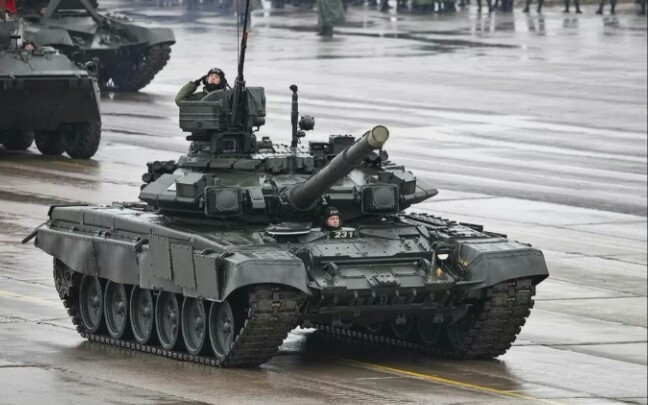 [图]【T-90坦克/自剪/燃向】“请远离俄系坦克的后方”