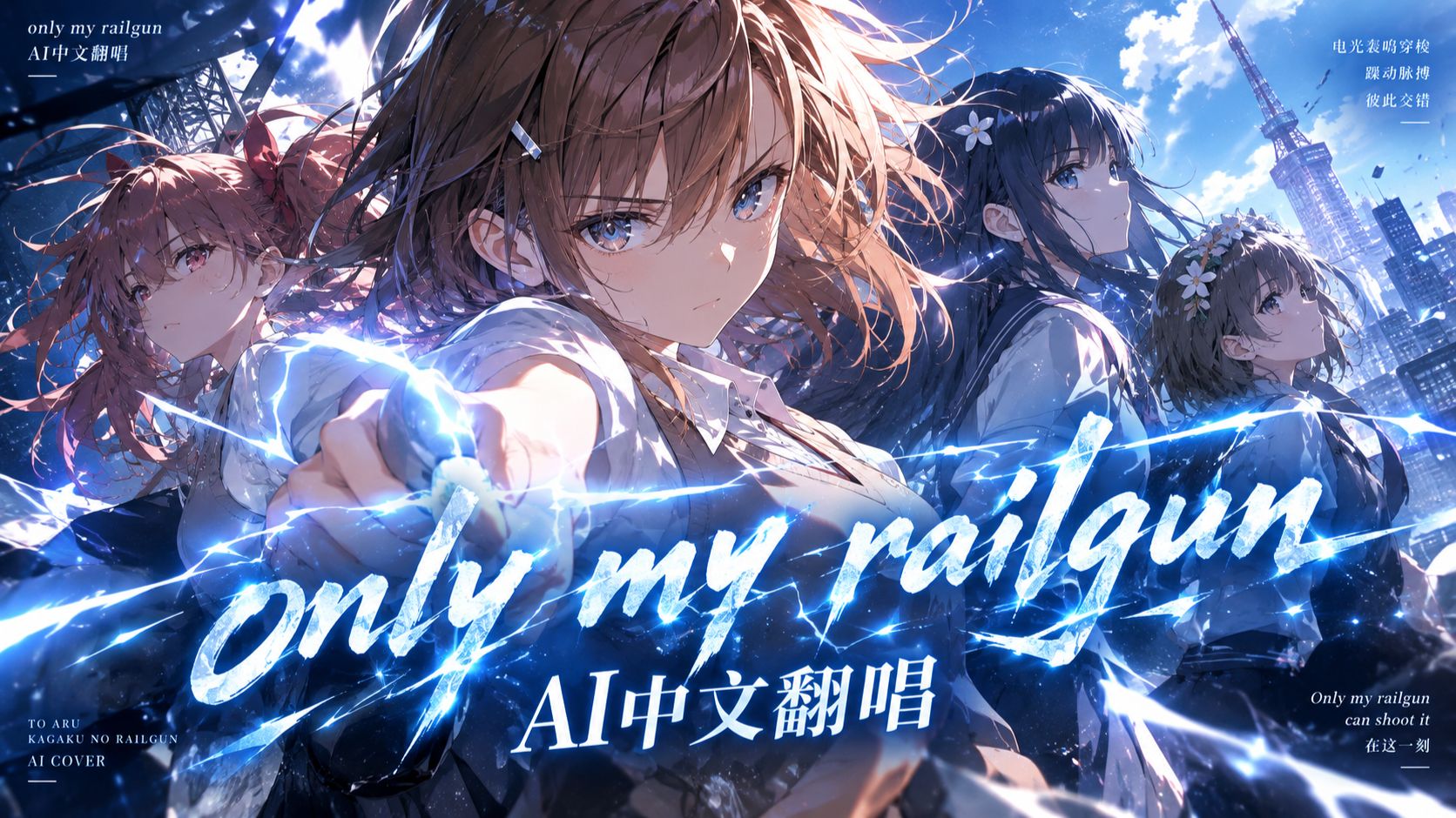 ★某科学的超电磁炮OP1【 FripSide - Only My Railgun 】中文填词Ai翻唱