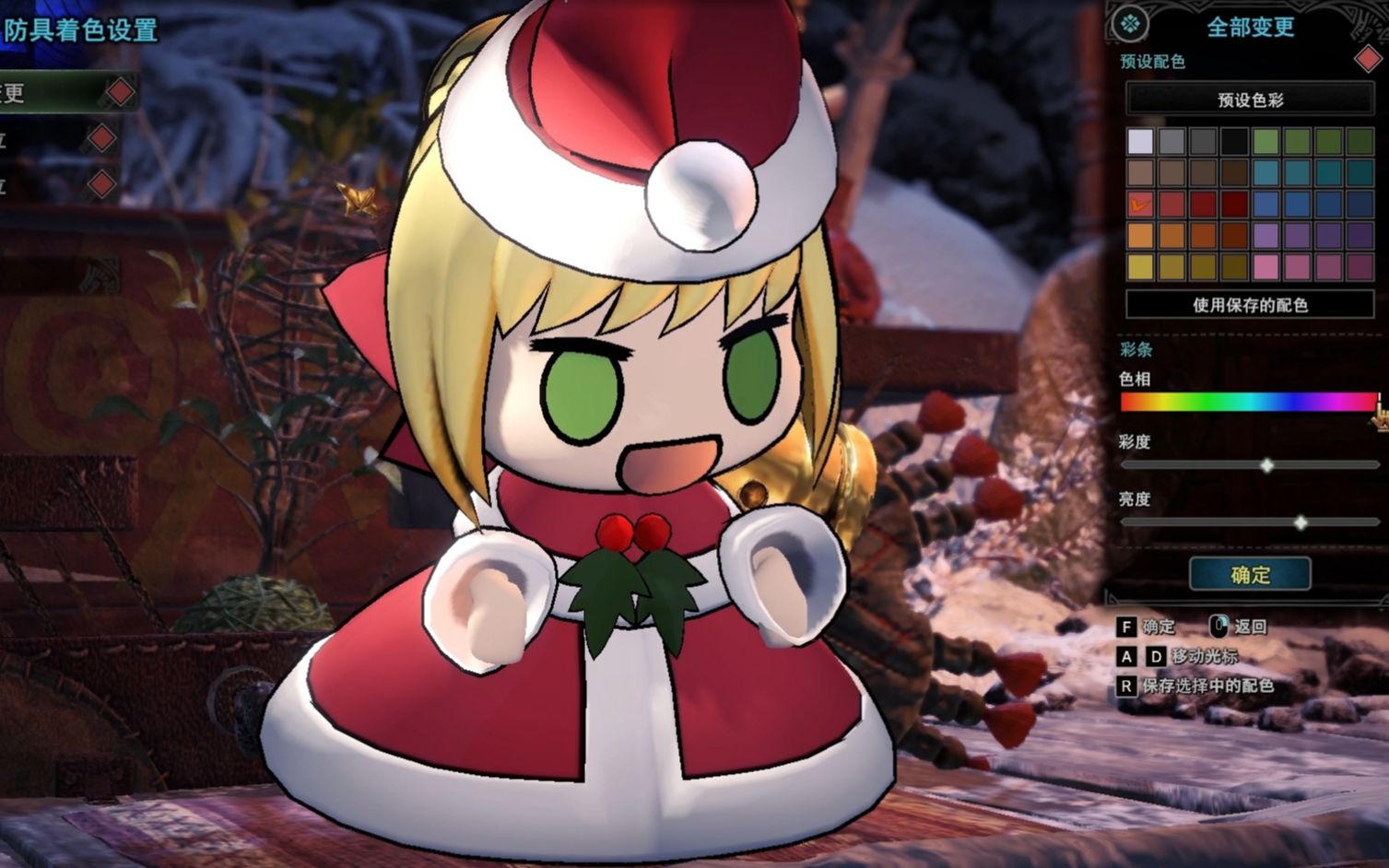 【mhw mod】圣诞尼禄 padoru_哔哩哔哩bilibili_怪物猎人世界