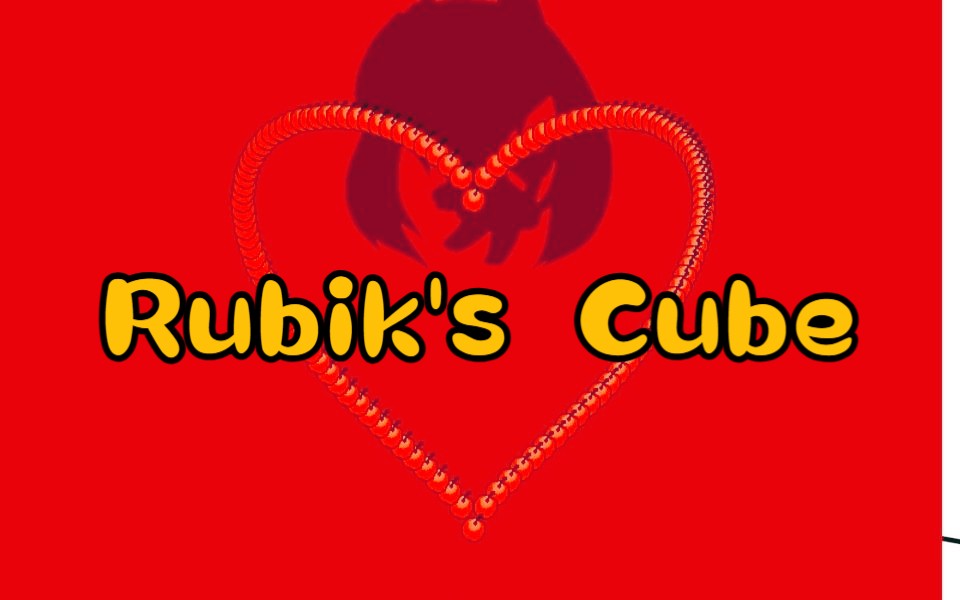 (经典红耐久)rubiks cube