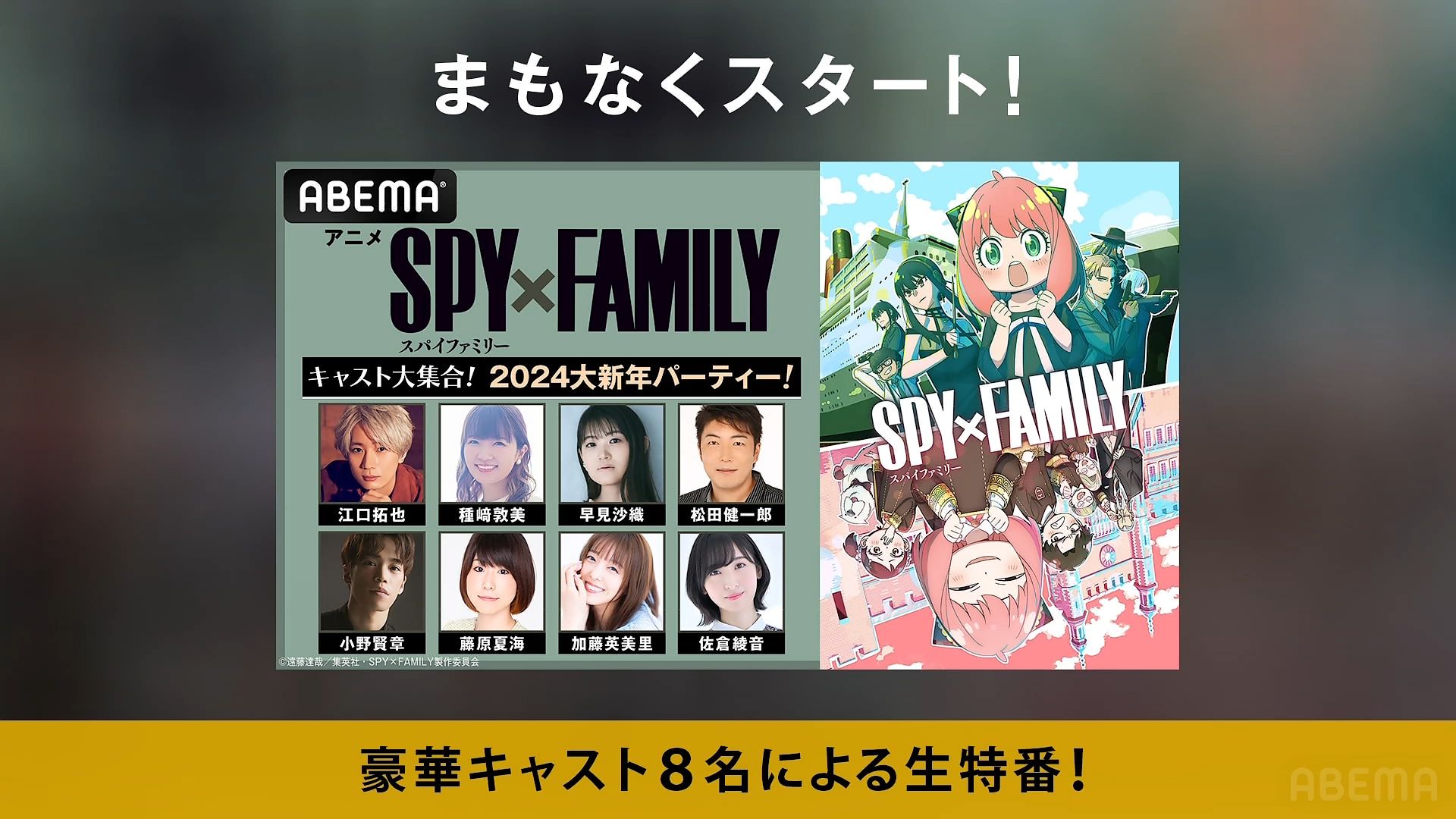 [图]【熟】《间谍过家家SPY×FAMILY》声优大集合&大新年Party！（2024.01）