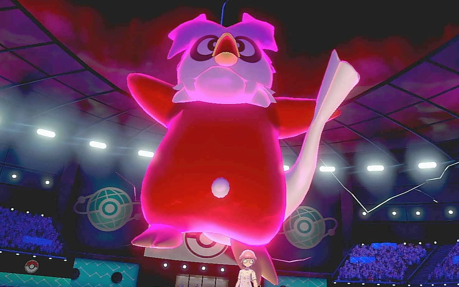 宝可梦剑盾娱乐向双打队冰系馆主的极巨信使鸟