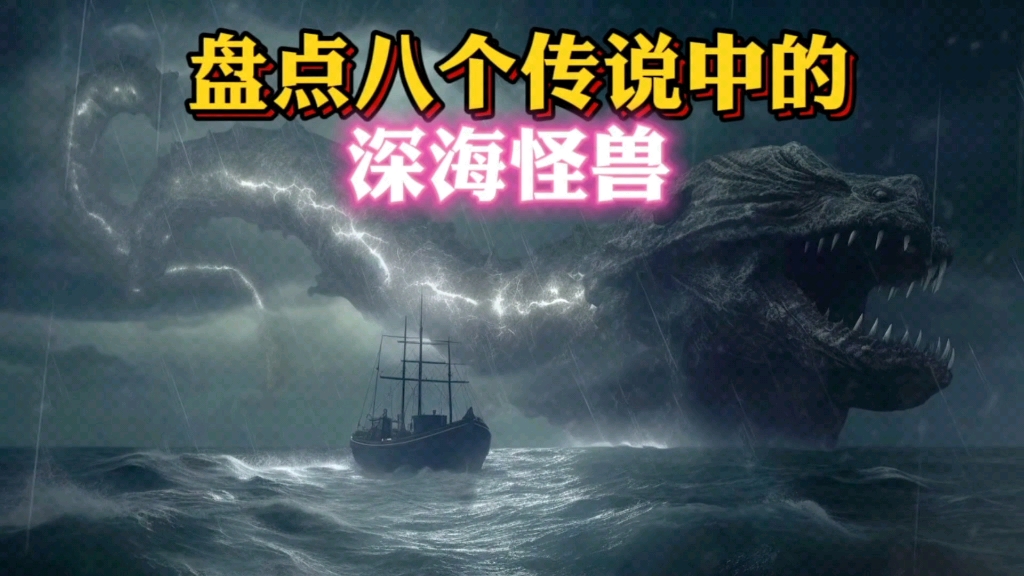 [图]盘点八个传说中的“深海怪兽”，最后一个只存在封存的资料中