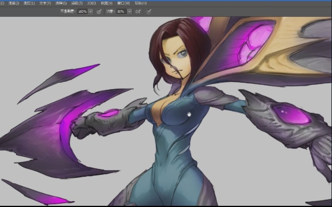 【板绘】英雄联盟-卡沙