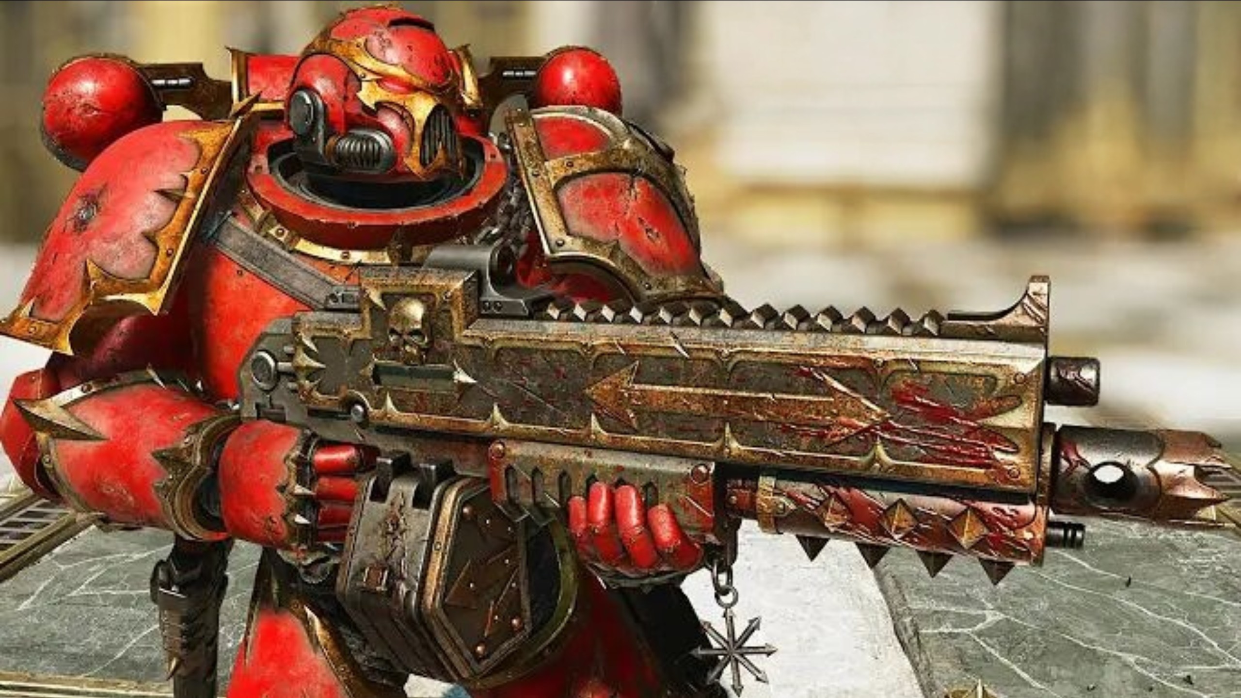 混沌星际战士 重型爆弹枪