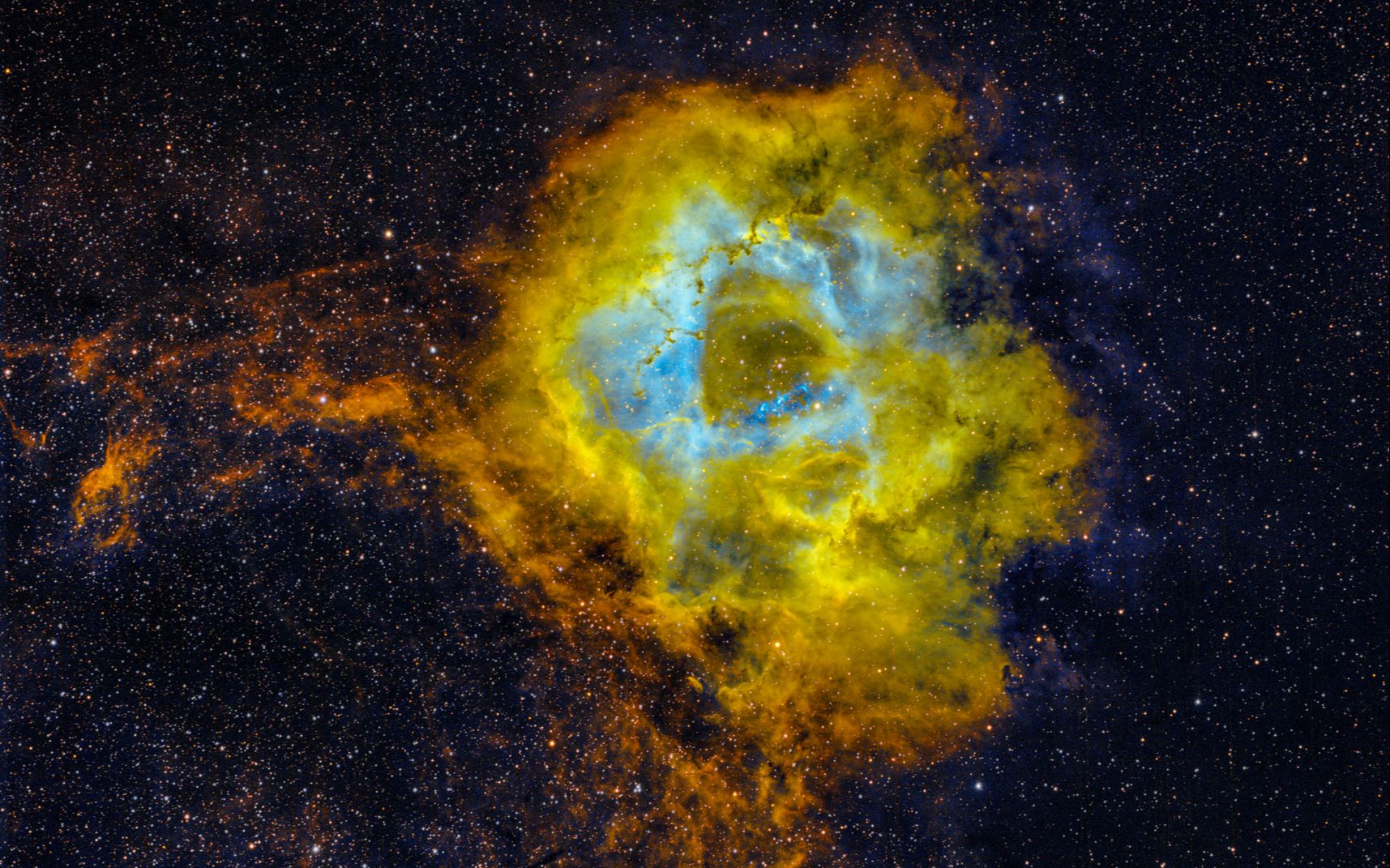 【天文摄影】录屏后期5nm hso窄带 玫瑰星云