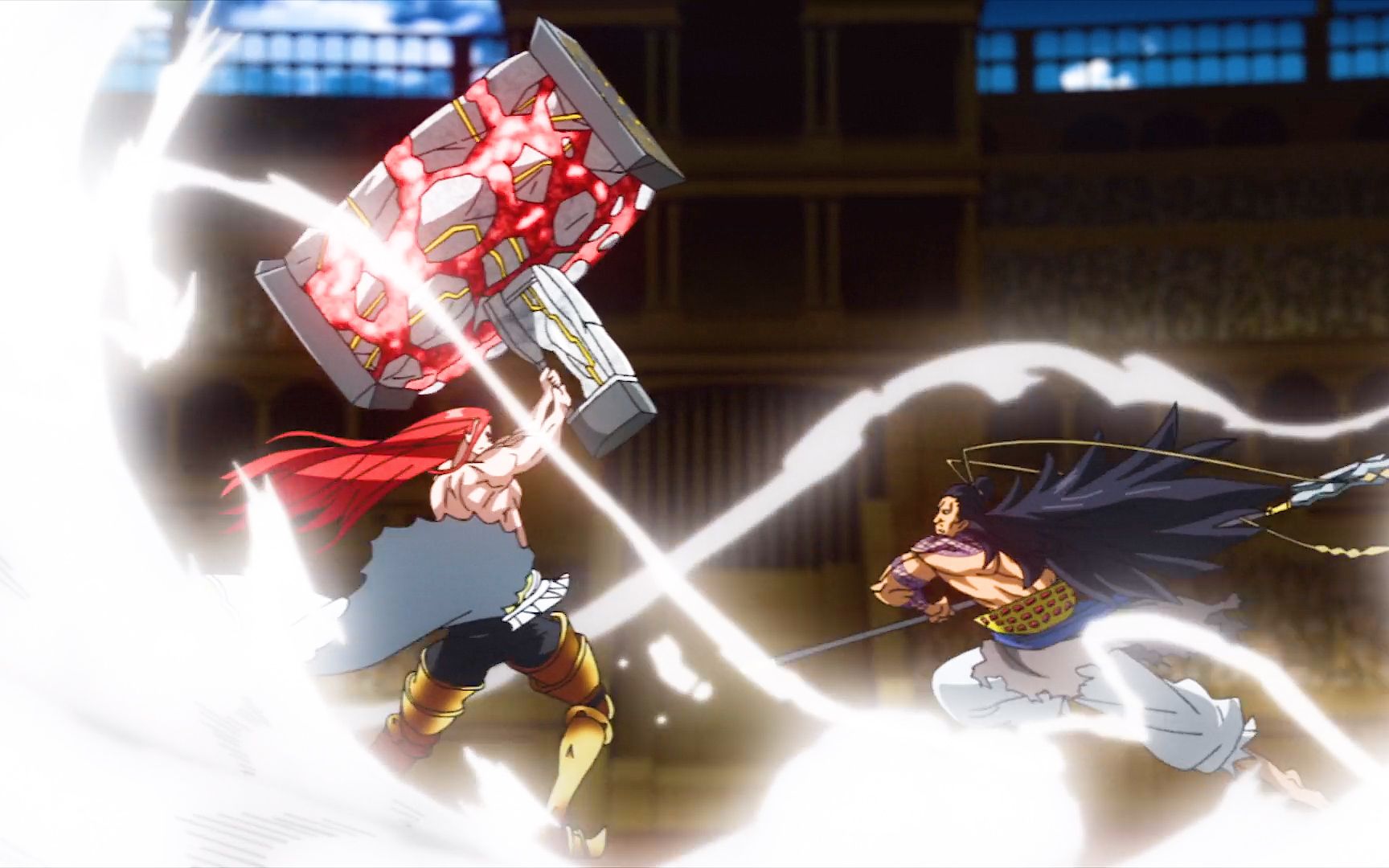 地表最强战神吕布对战北欧雷锤索尔,吕布虽然败了但此生无憾-左瞳动漫