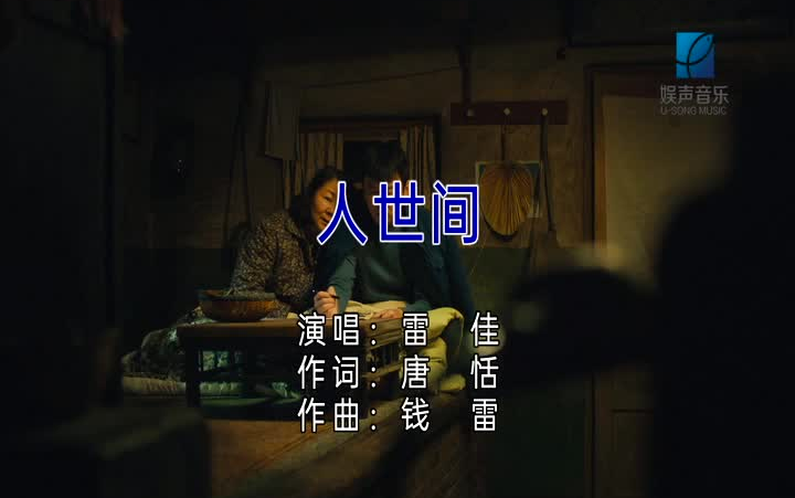 雷佳人世间歌曲MV伴奏KTV字幕哔哩哔哩bilibili