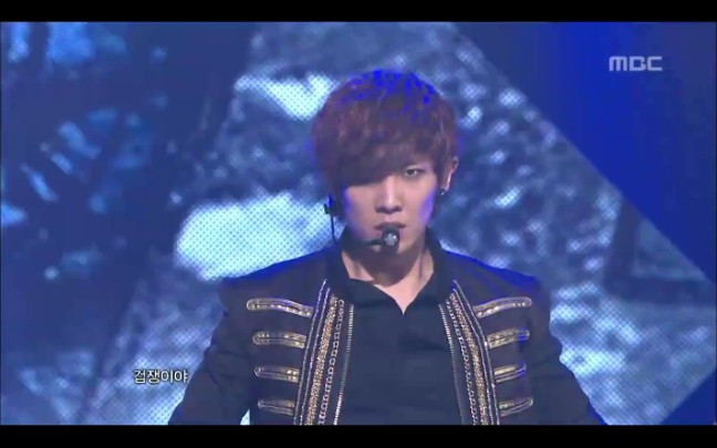 [图]【1080p现场】MBLAQ - 《This is War》, Music Core 20120204