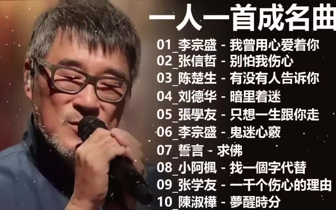 经典歌曲  70,80年代经典老歌 车载音乐初听不知曲中意,再听已是曲中人!  李宗盛  我曾用心爱着你 , 张信哲  别怕我伤心 , 陈楚生哔哩哔哩bilibili