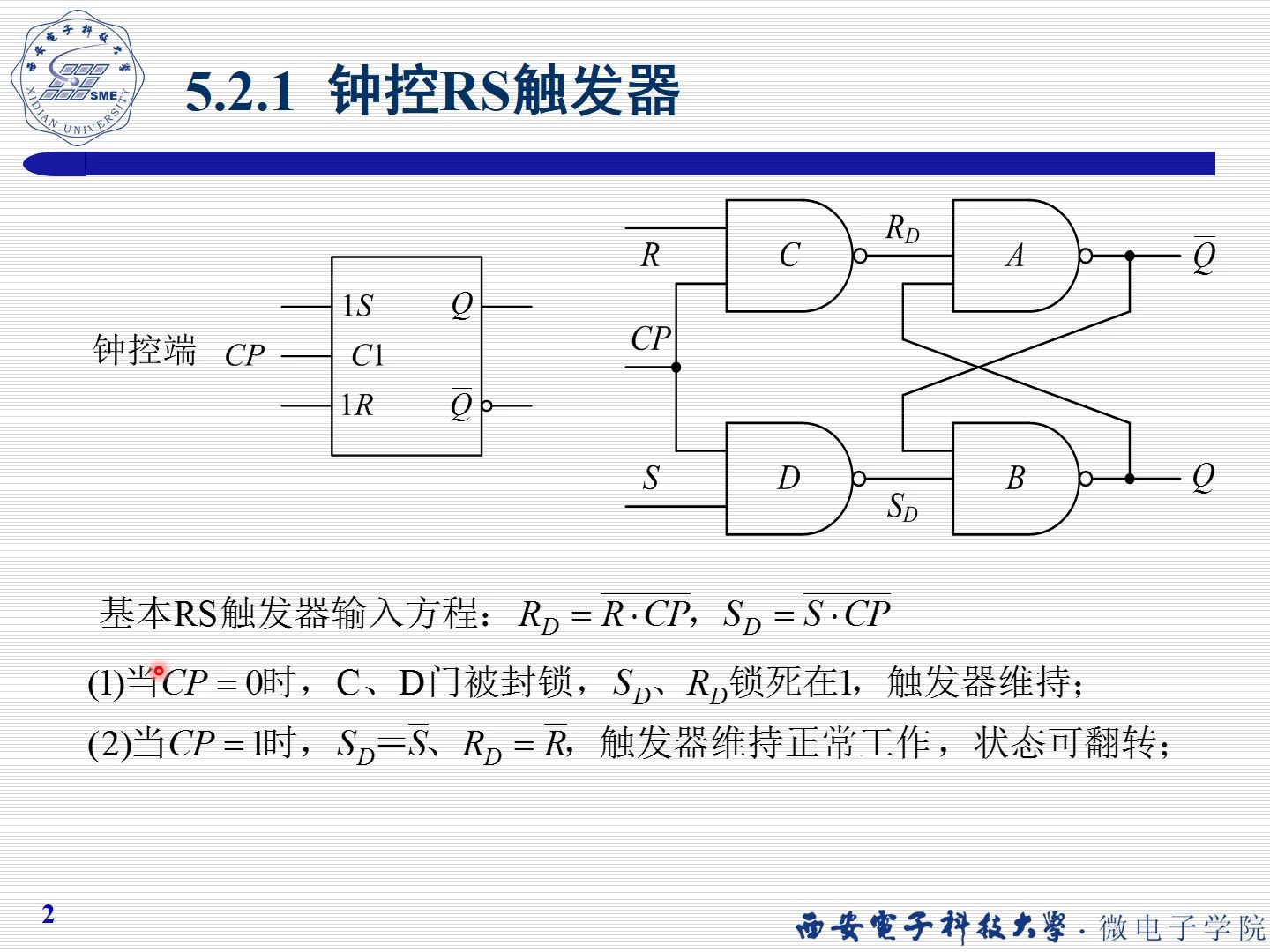 54鍾控rs觸發器d觸發器