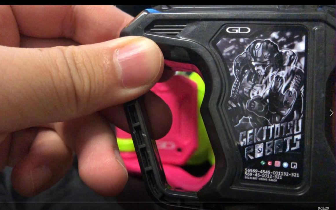 假面骑士exaid腰带原型激斗机器人卡带