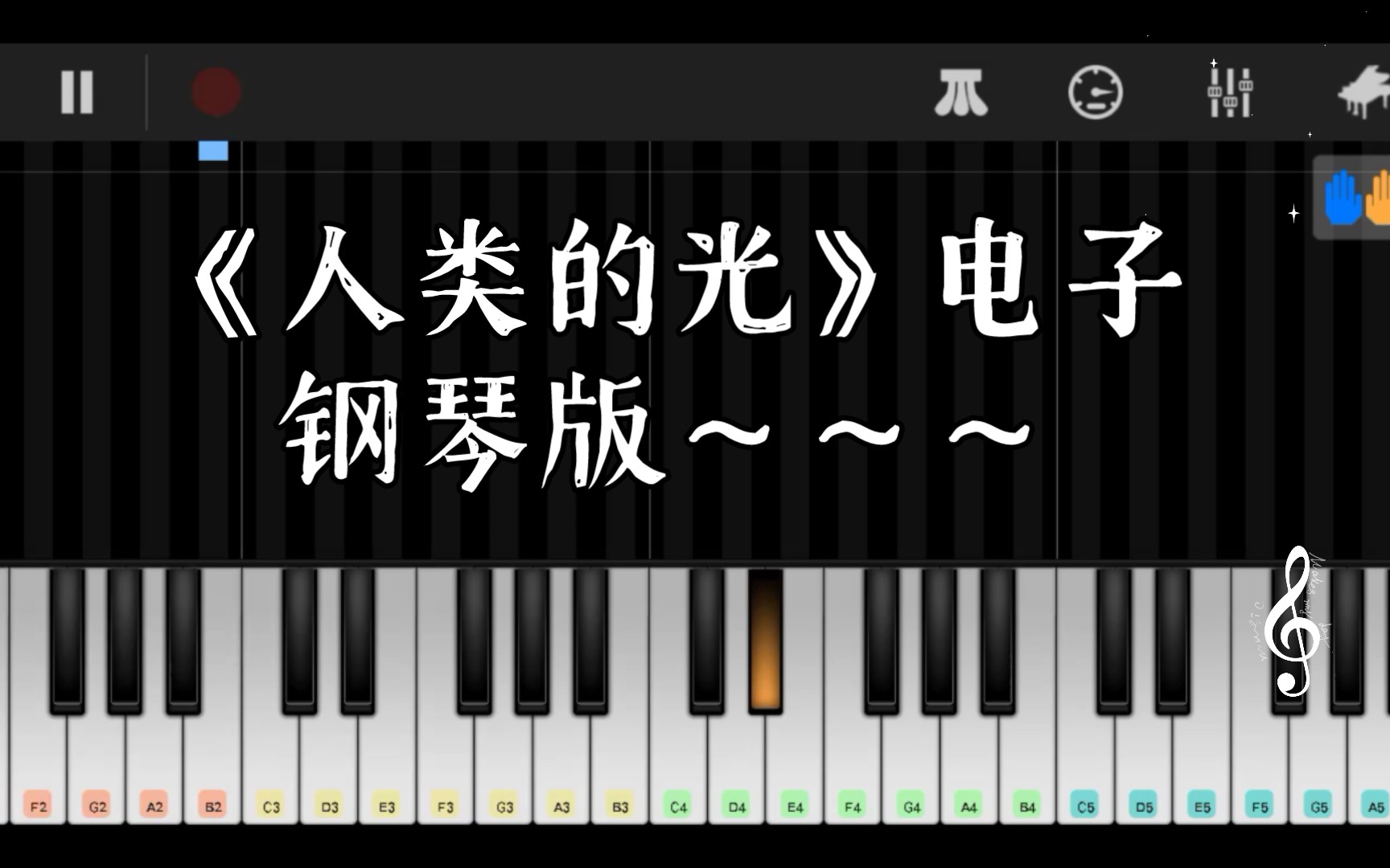 [图]迪迦:《人类的光》电子钢琴版～～～（￣▽￣）
