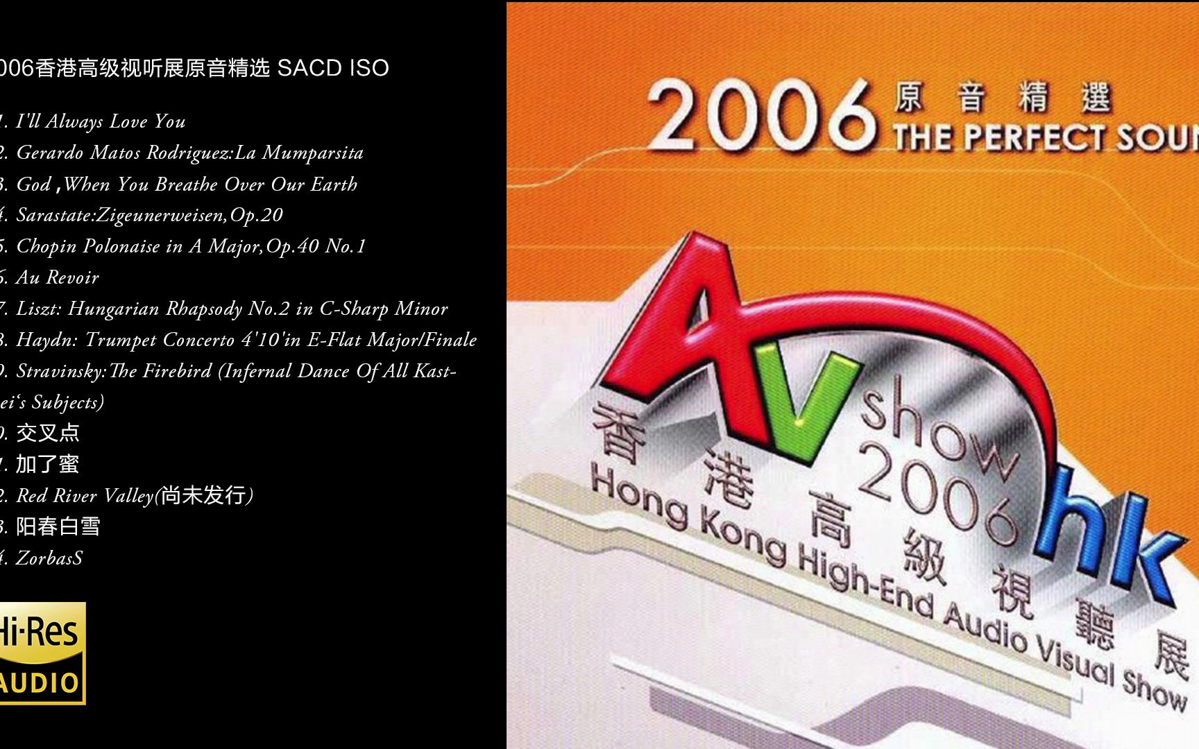 [图]Hi-Res 96kHz_24bit 群星 - 《2006香港高级视听展原音精选》 [SACD- ISO ]