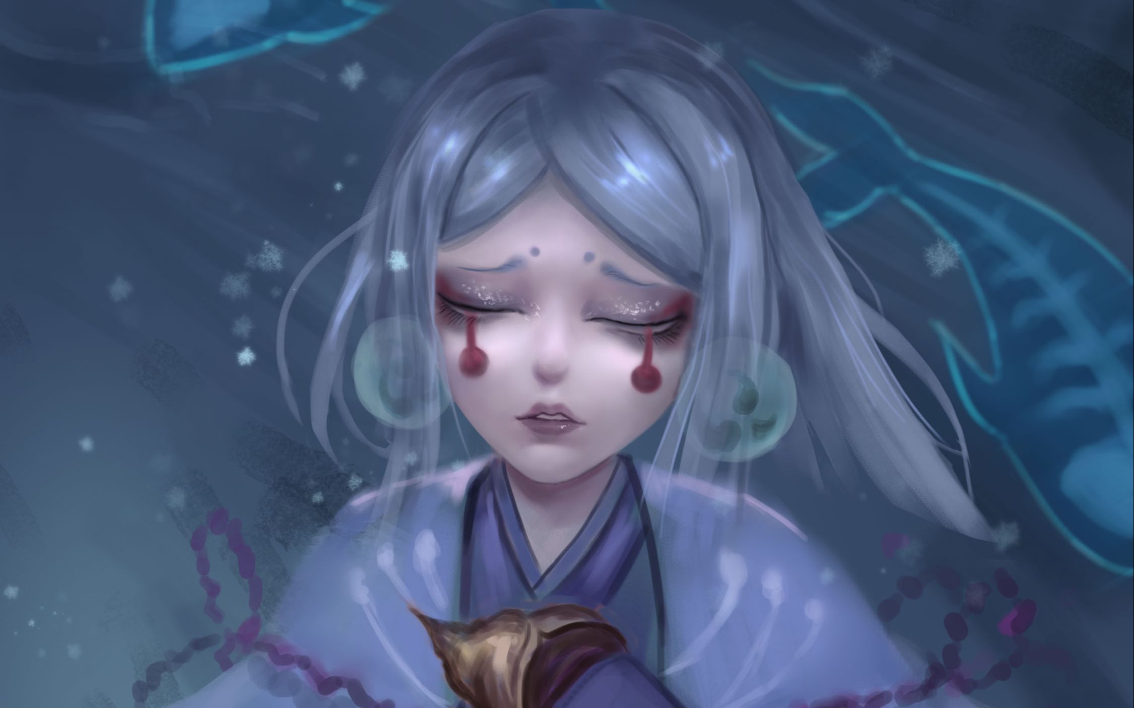 画一只化鲸阴阳师画女硬说男