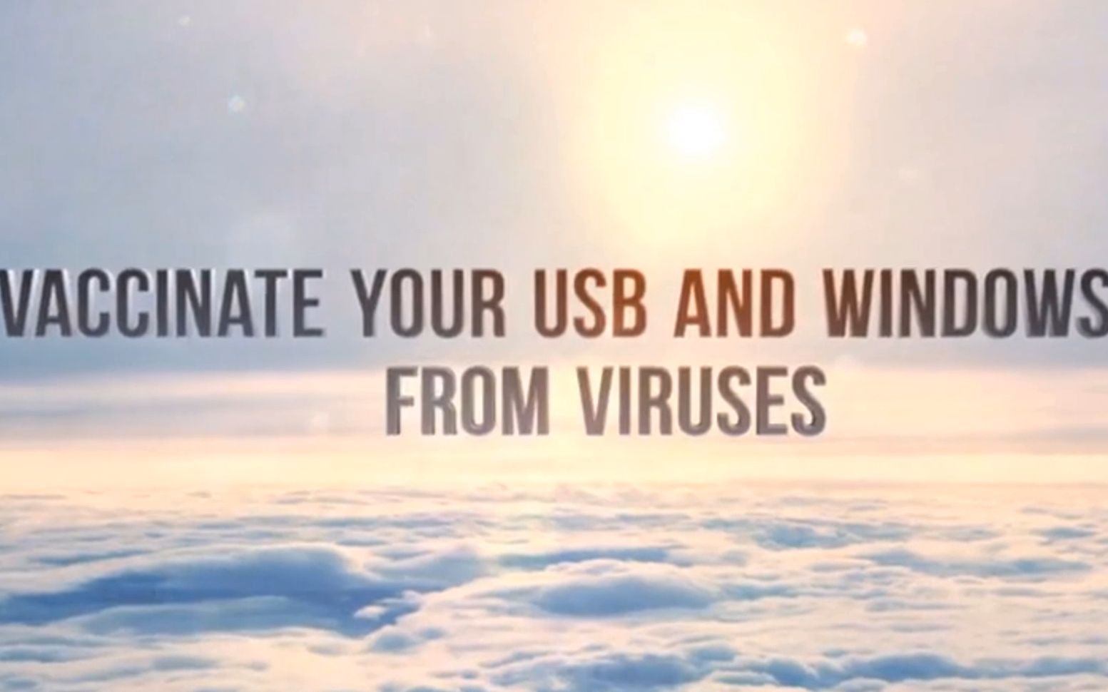 [图]Vaccinate your USB and Windows PC from Autorun viruses