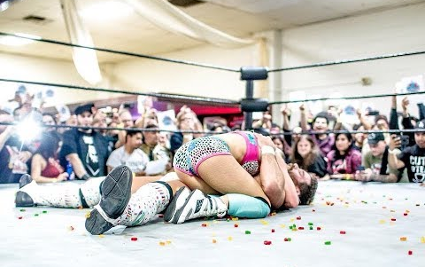 [图]Candice LeRae vs. Joey Ryan Bar Wrestling 8: Happily Ever After 2018.01.18