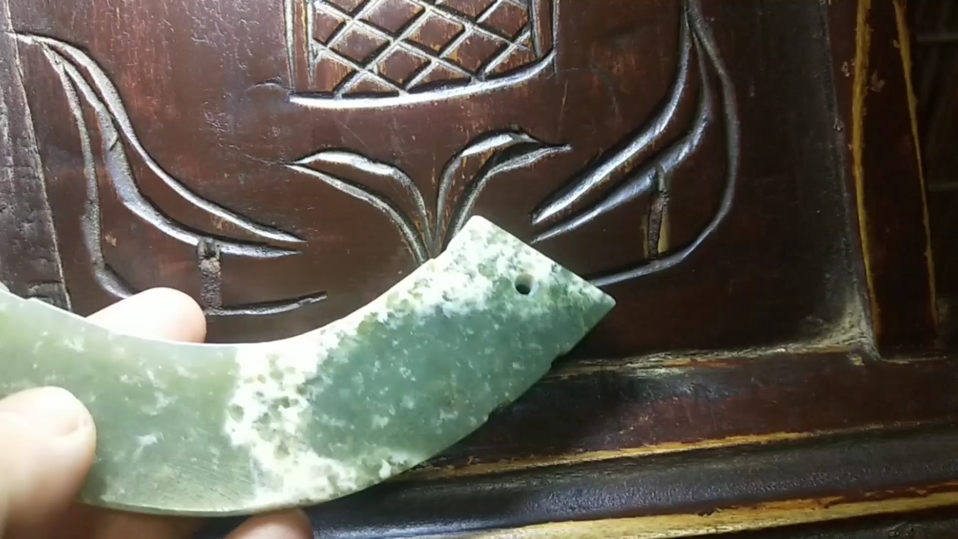 战国时期和田青玉素面玉璜