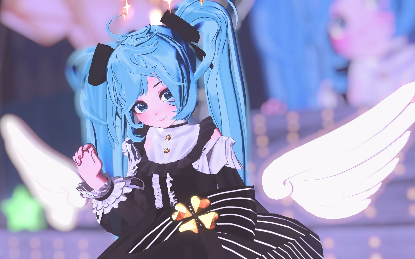 【舞蹈MMD】小天使小miku的Communication哔哩哔哩bilibili