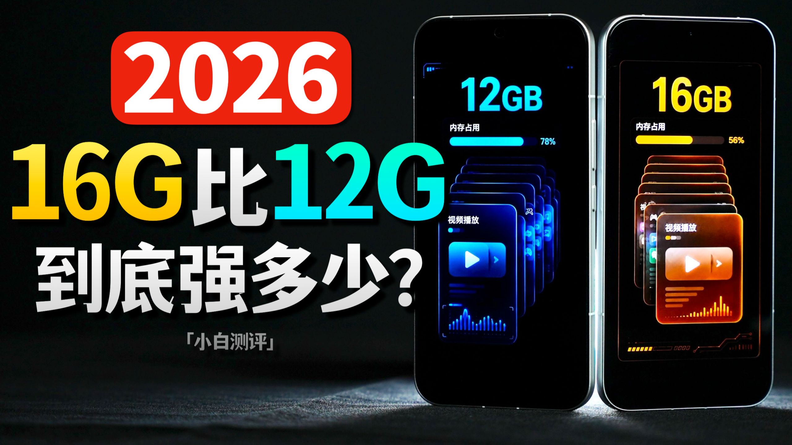 「小白」手机16G内存到底比12G强多少？有必要么？