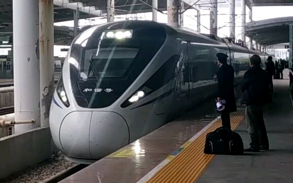 D2381/D2384次(广州东站—厦门站)本务广铁广九段搭载CRH1AA型重联车底停靠深圳坪山站哔哩哔哩bilibili