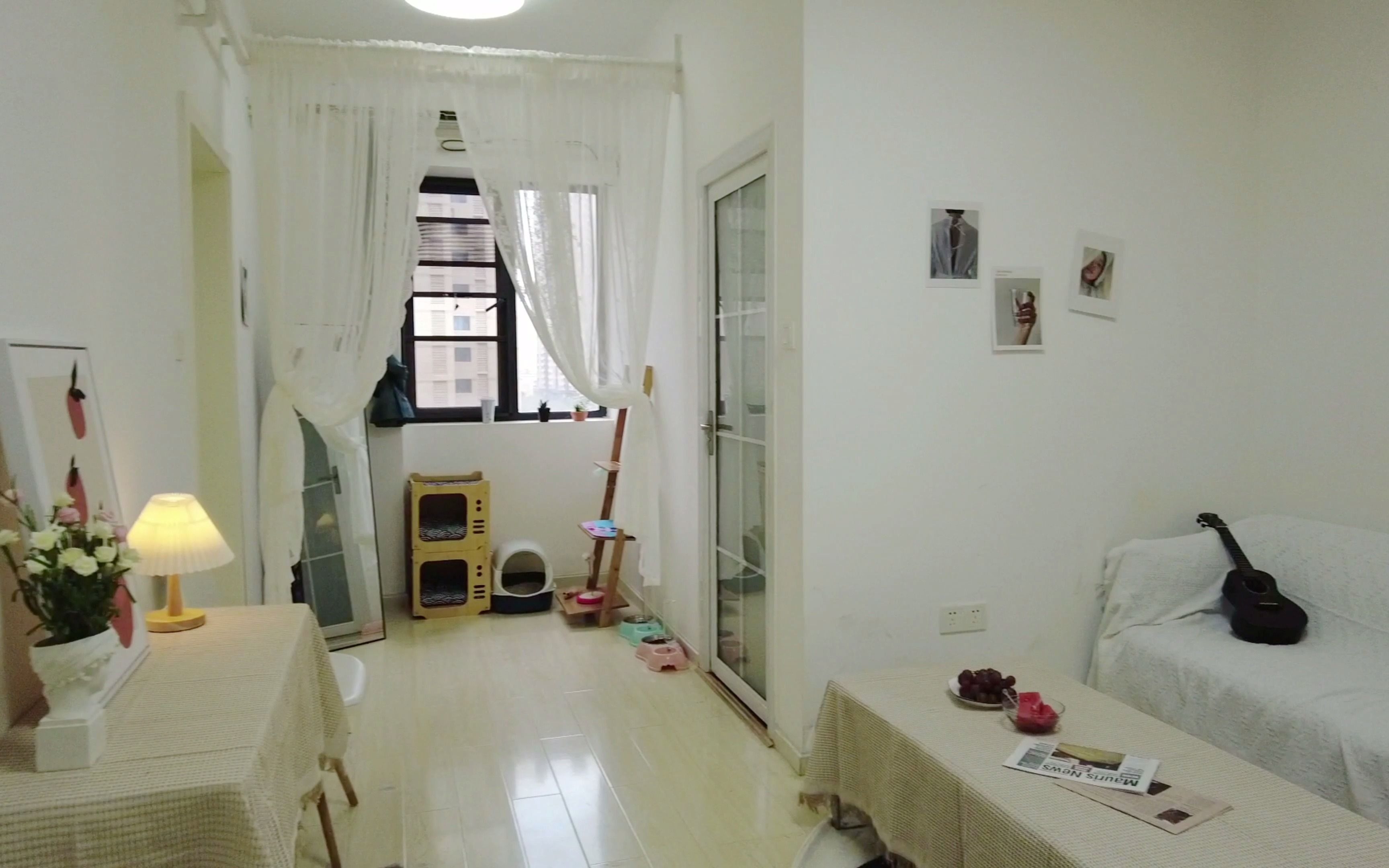 青年城改造之客厅篇:7月份做的一个出租房改造,客厅整个大概买物料花