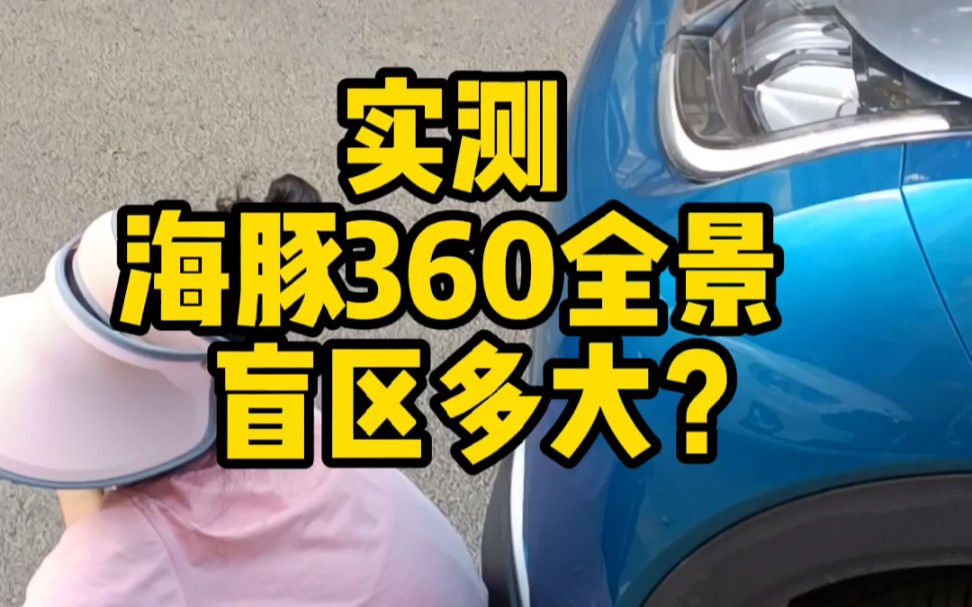 [图]实测海豚360全景盲区多大？