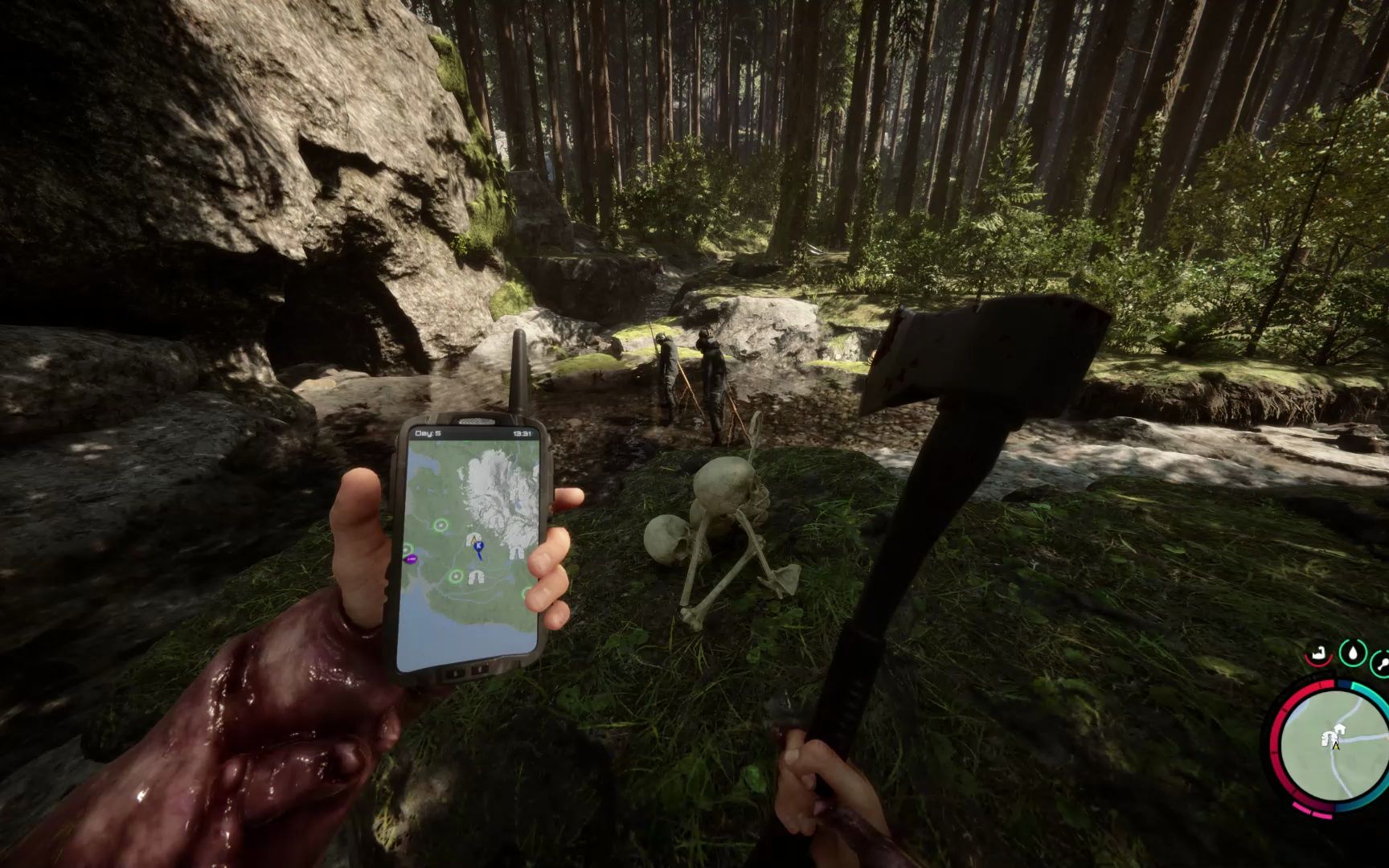 sonsoftheforest森林之子铲子&潜水服&手电筒配件