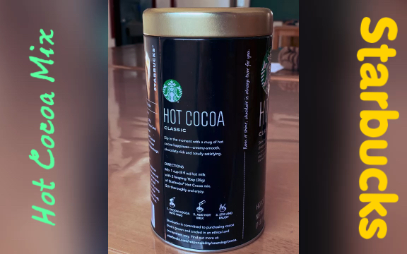 Starbucks Hot Cocoa Mix 星巴克可可粉哔哩哔哩bilibili