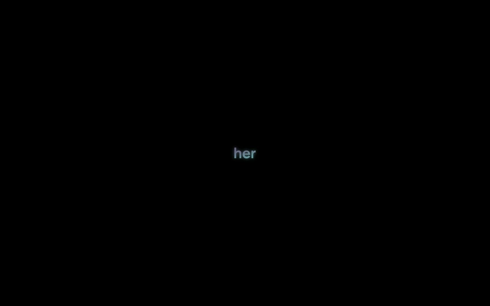 [图]【Her】她 片尾