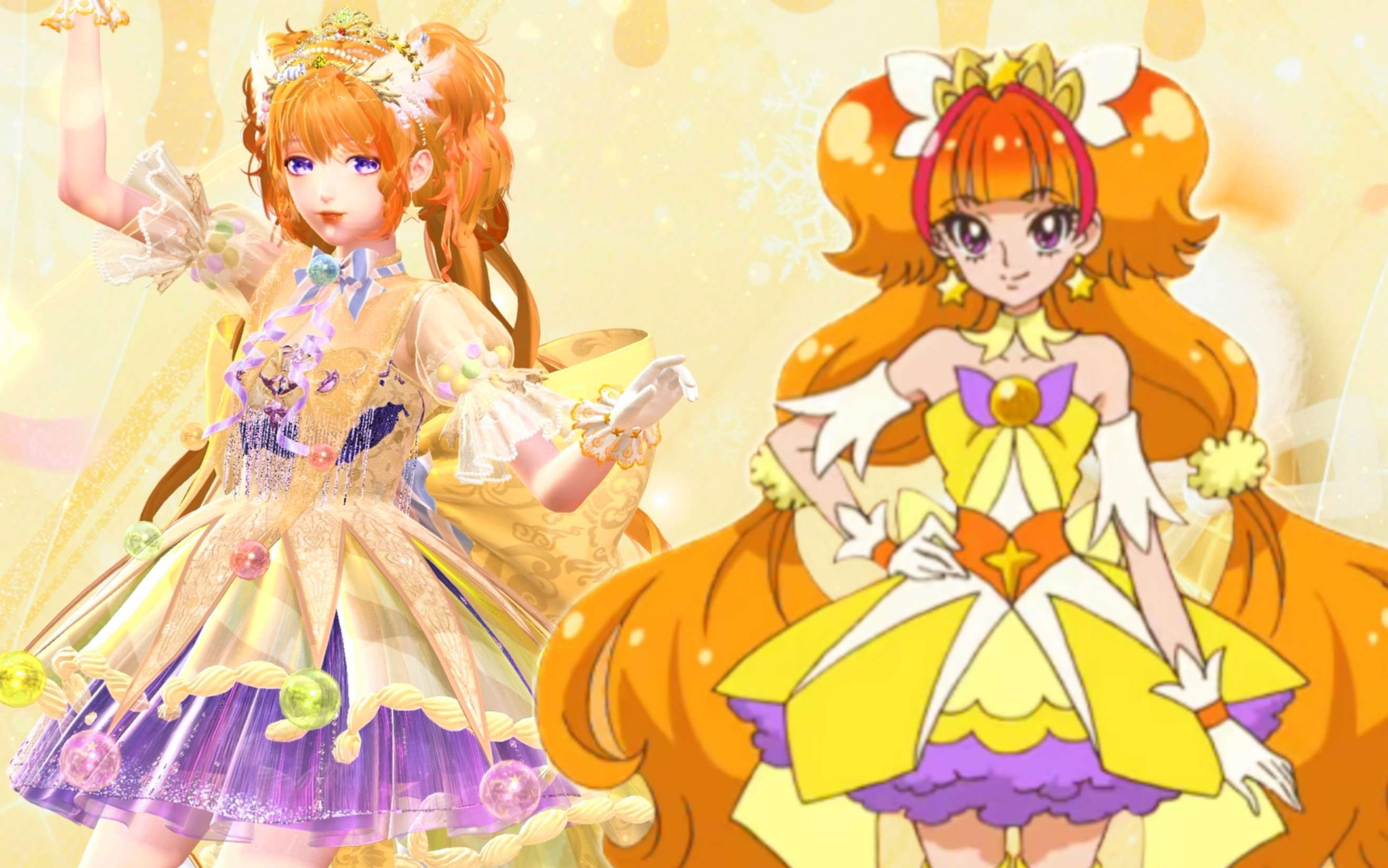 【闪耀暖暖x公主光美】cure twinkle 61天之川绮罗