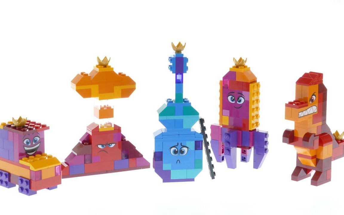 乐高 lego 70825 乐高大电影 瓦特弗拉女王的任你拼妙妙盒 拼搭搬砖