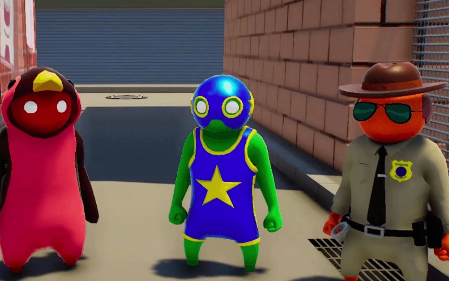 【基佬大乱斗gang beasts】看大猫被水友暴揍!