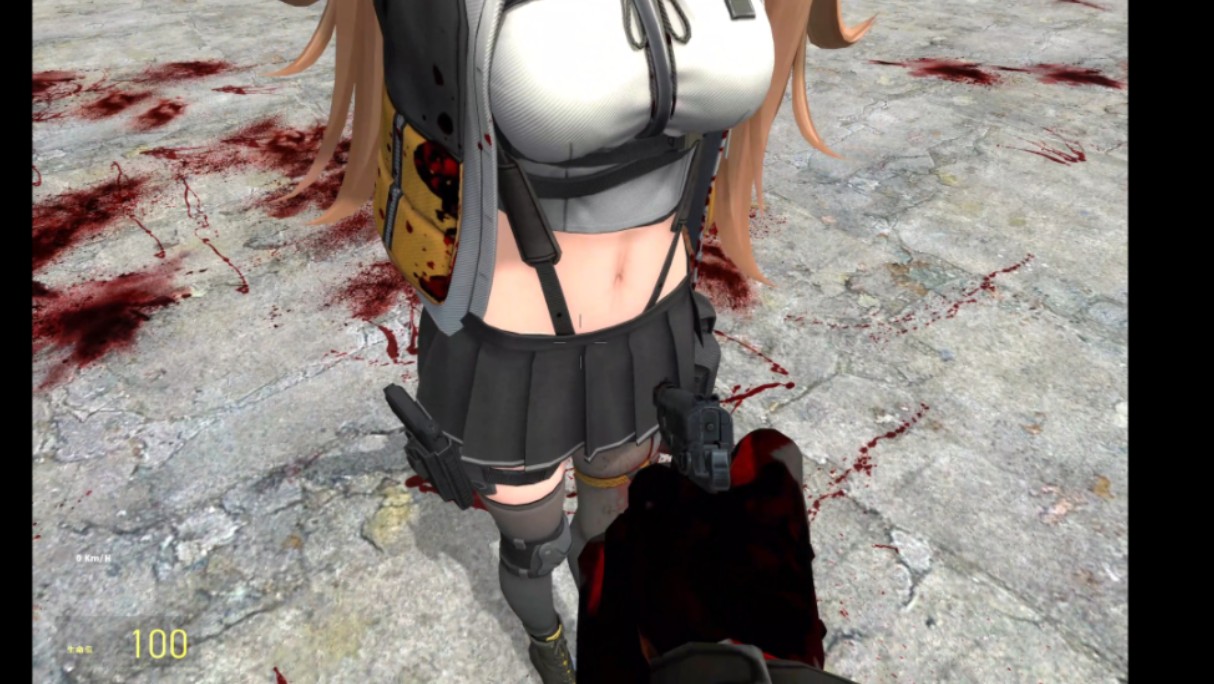 【ryona】真实的子弹命中物理效果测试