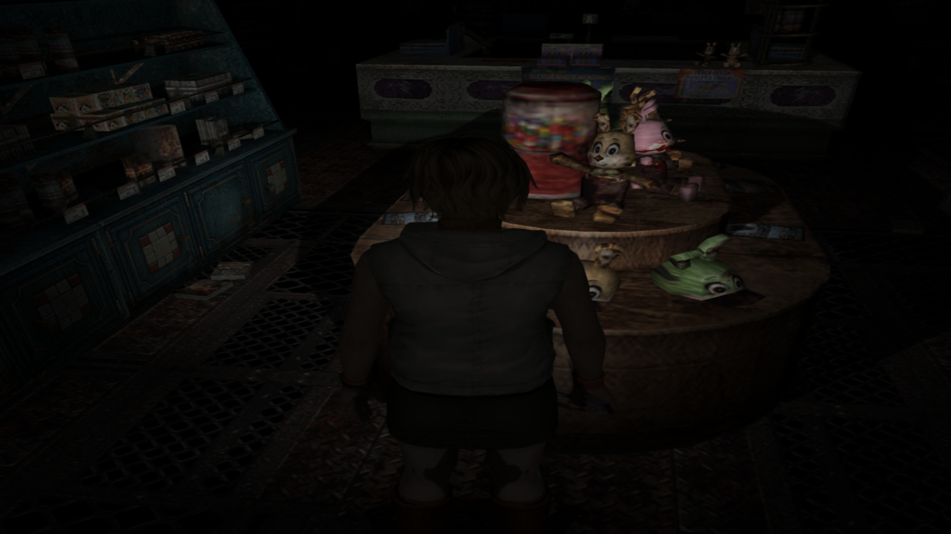 寂静岭3,听听歌还不错,迷路型游戏玩着头疼,这兔子跟午夜熊弗瑞迪邦尼