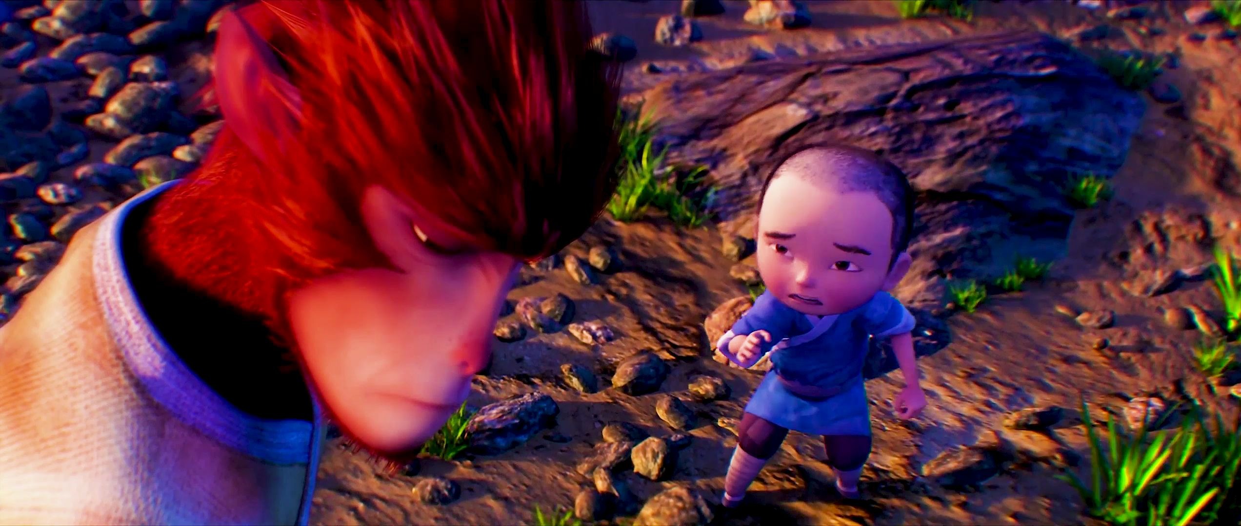 江流儿虽无本事,却能以一片赤诚感动大圣,共赴难关.