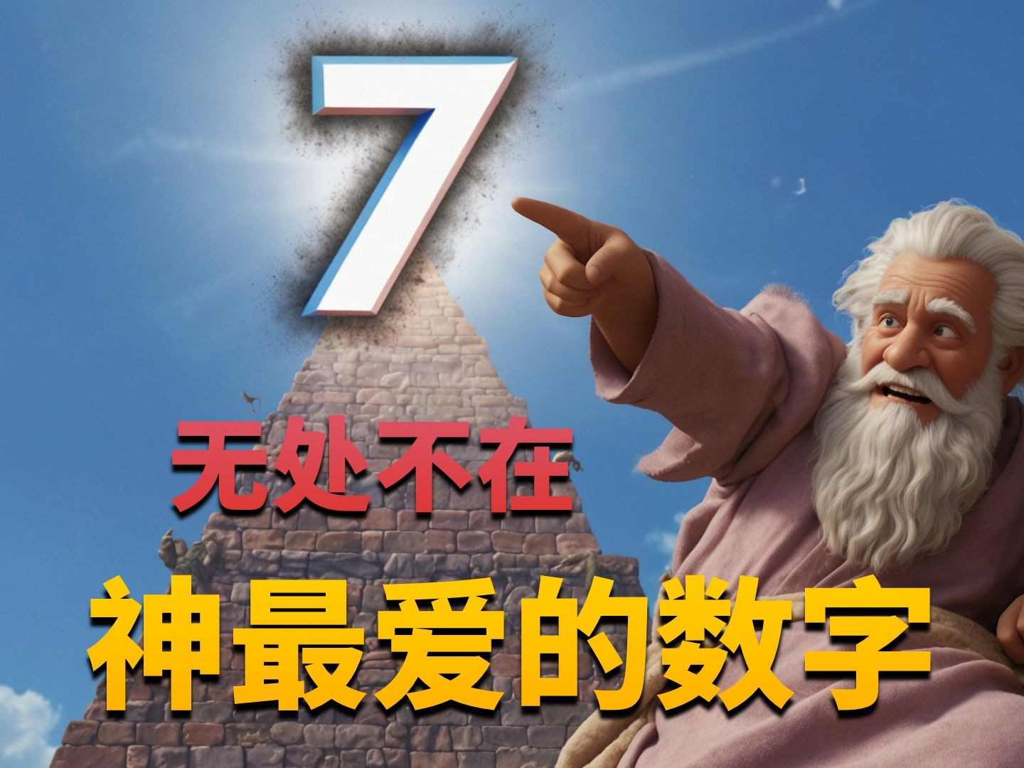 无处不在的数字7,最受神们宠爱的数字,又为什么偏偏是7呢?哔哩哔哩bilibili