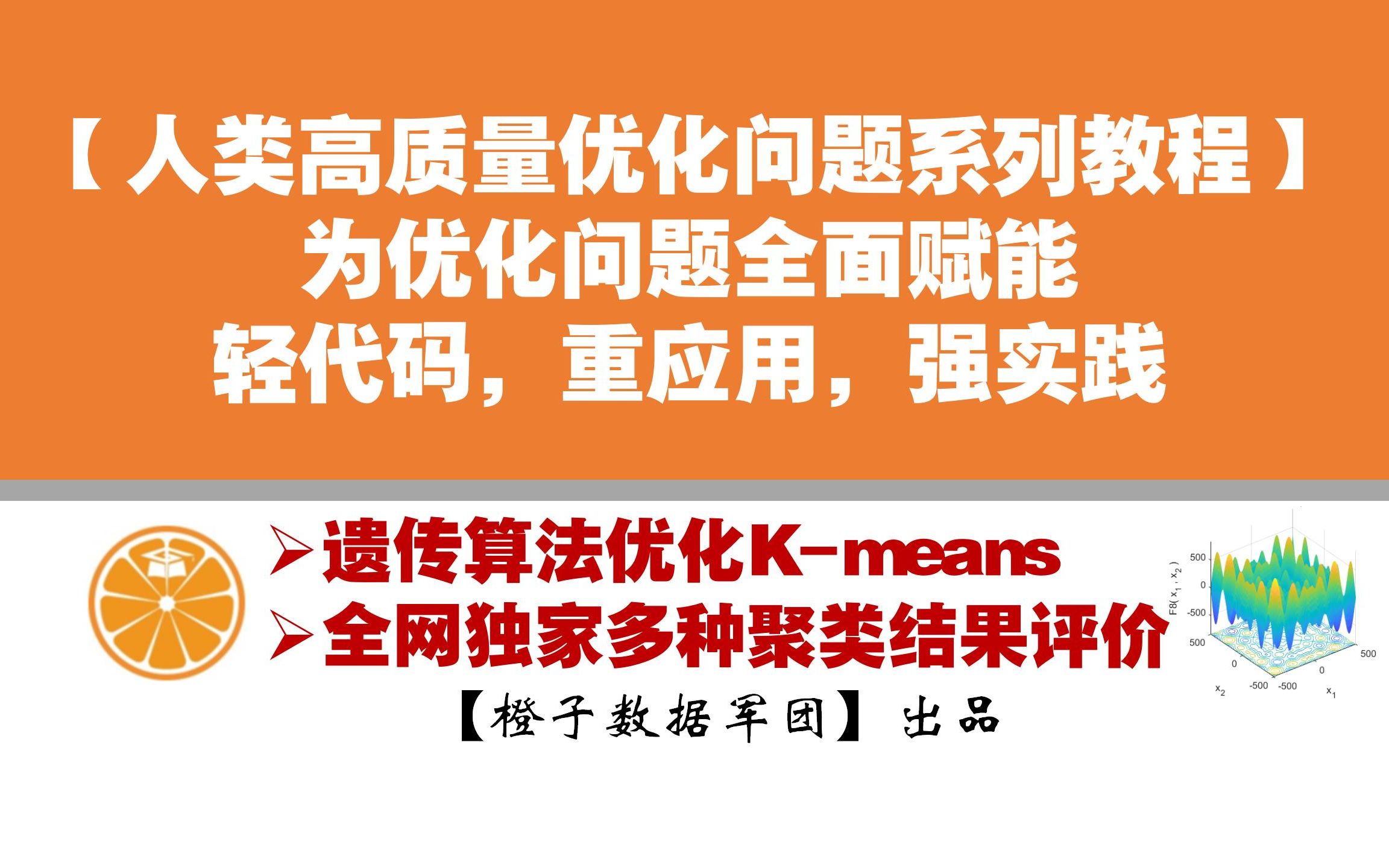 [图]【GA优化K-means不求人】遗传算法优化Kmeans聚类+MATLAB轻代码